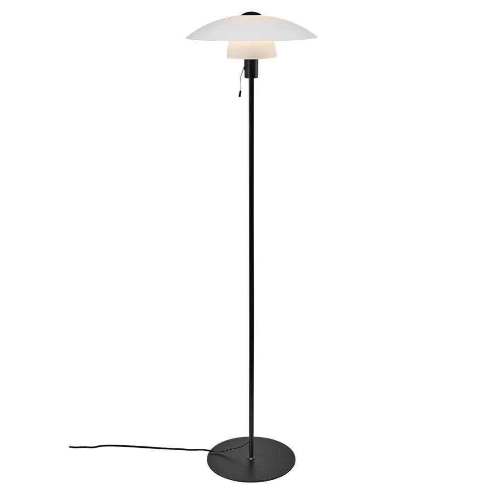 Moderne Stehleuchte Verona Schwarz-Weiß Nordlux 5704924001659