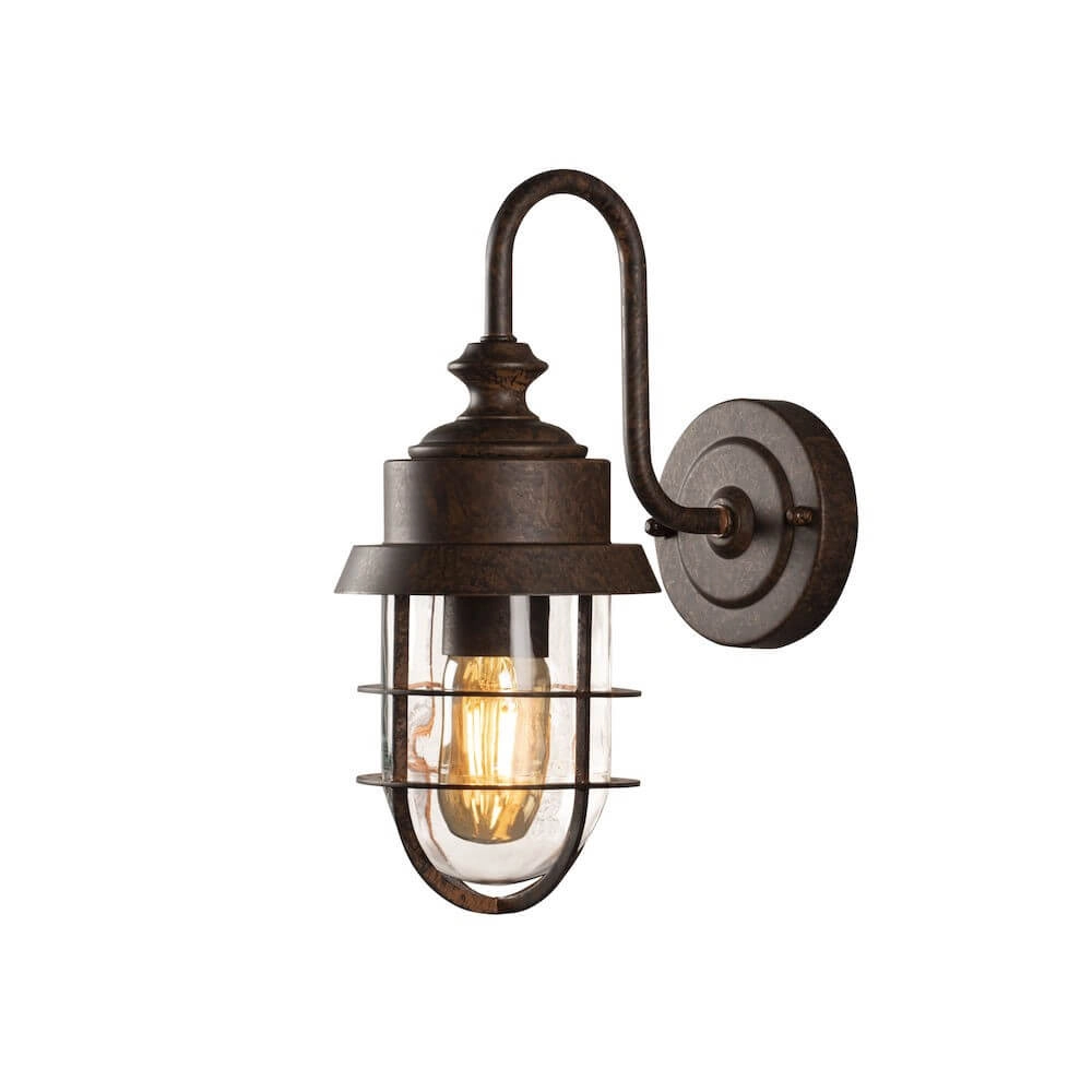Rostbraune Außenlampe Cerignola