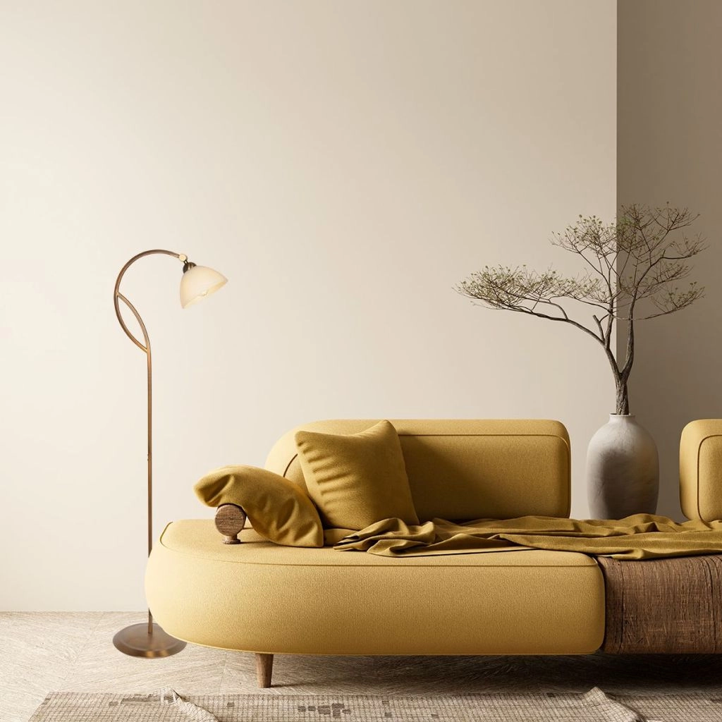 Klassische Stehlampe Anthea Bronze Steinhauer 8712746180251