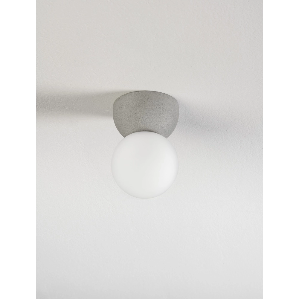 Deckenlampe Zero Betongrau mit Weiß Lyora 5212017464453