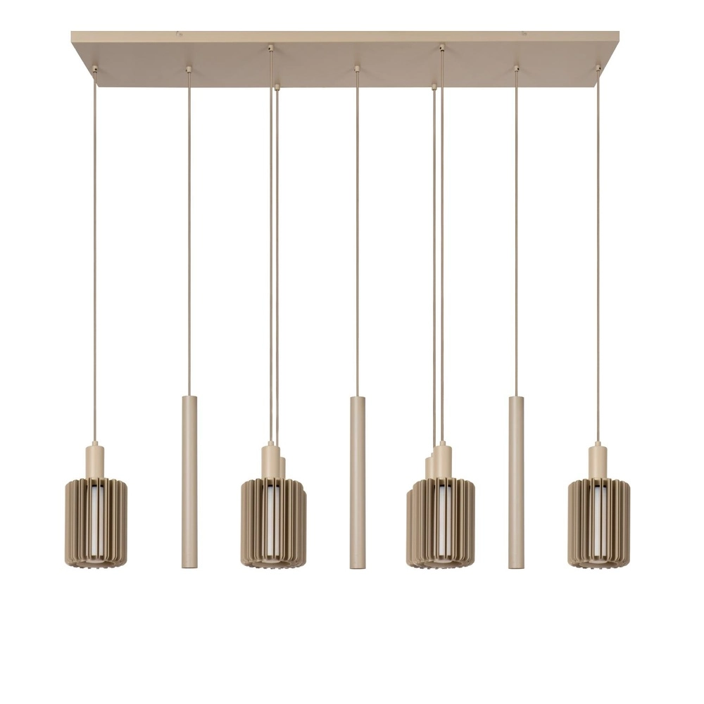 9-Licht Pendellampe Lambres taupe