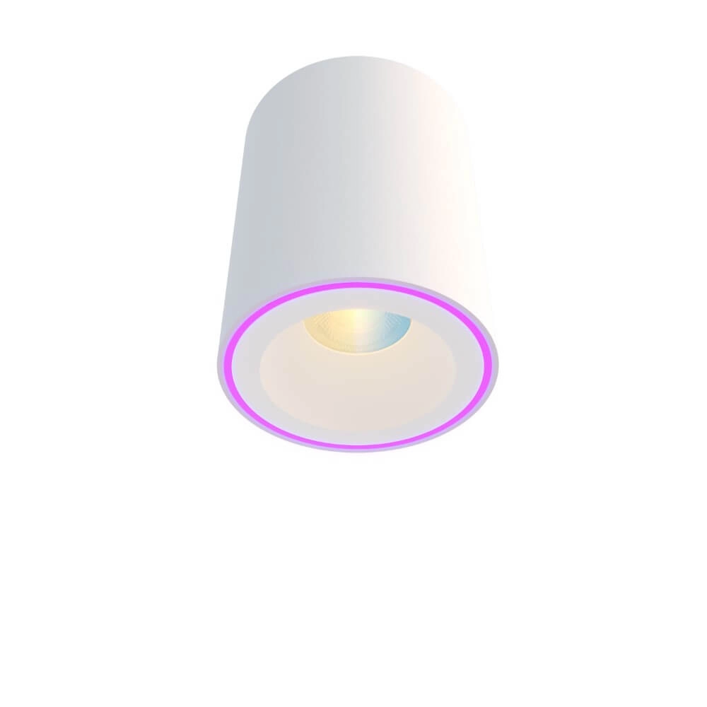 Smarter Aufbaustrahler Halo Weiß Circle 8712879156819
