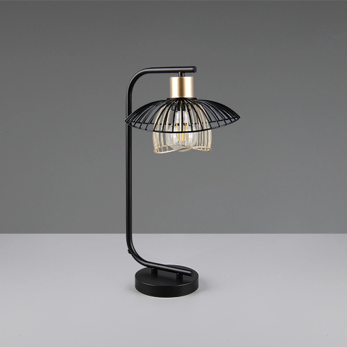 Tischlampe Lauris Schwarz Trio 4017807678123
