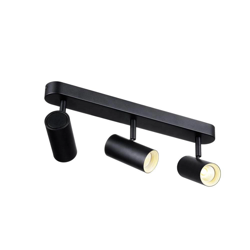 Aufputz-Spot Noblo Schwarz 3-flammig verstellbar SLV 4024163300421
