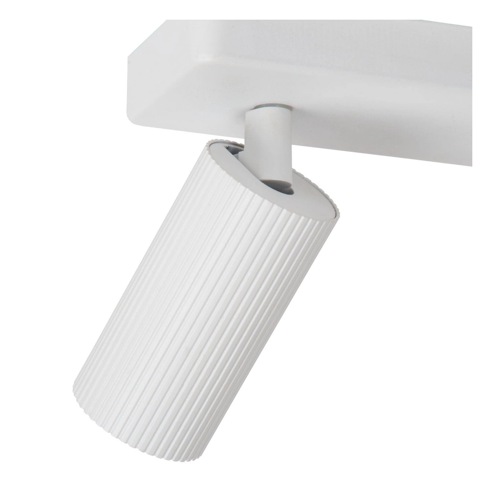 Oberflächenmontierter Deckenspot Clubs 2-Licht weiß Lucide 5411212093516