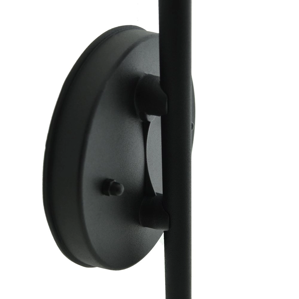 Ländliche Außenlampe Norway Down Schwarz Lyora 8716803509443