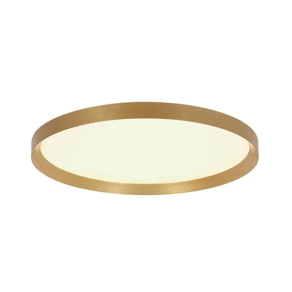 Schlanke Deckenleuchte Flady gold Ø 40cm