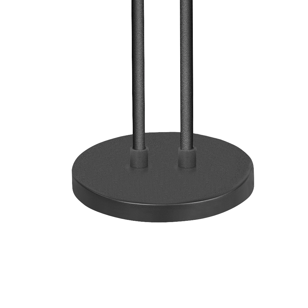 2-Licht-LED-Leselampe Malaga Schwarz Highlight 8718379052477