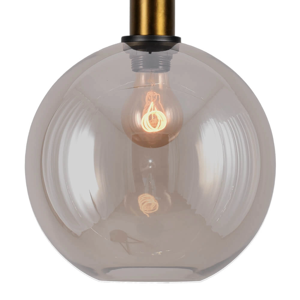 Hängelampe Ø 25cm Bella 2 Antikes Messing mit Goldglas Masterlight 8718121334059