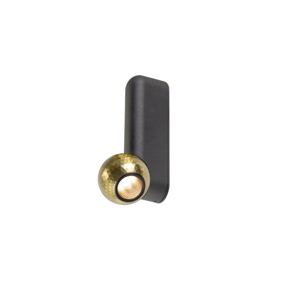 Deckenlampe Dysko schwarz mit gold single SLV 4024163317245