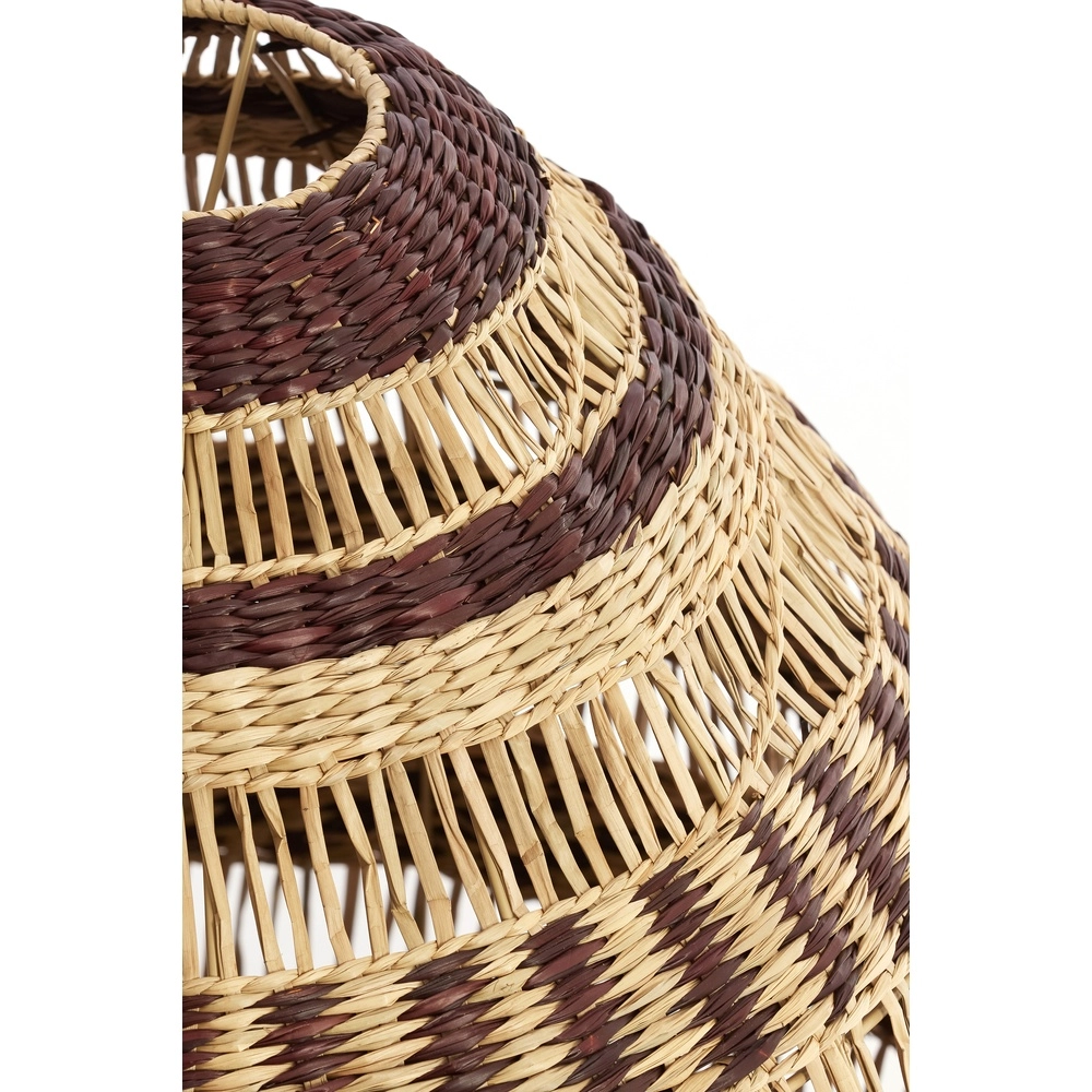 Rattan-Pendellampe Soluna Ø 56 cm – dunkelbraun natürlich Light & Living 8717807836788