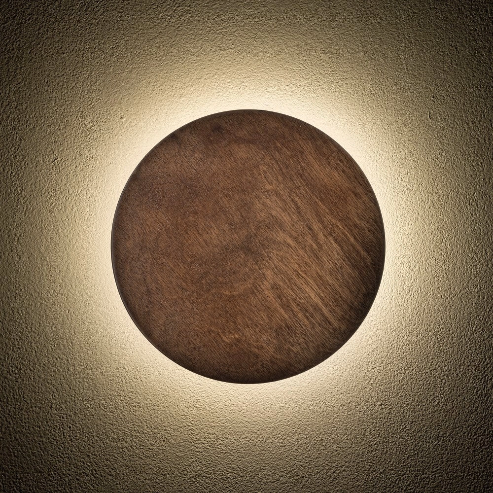 Wandleuchte Ring Timber M LED-Holz Lyora 5903139112901