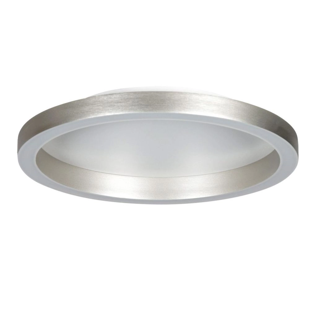 Design-Deckenlampe Ringlux gebürstetes Metall Ø 40 cm Steinhauer 8712746180930