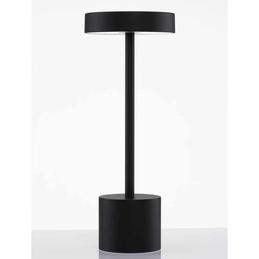 Design-Tischleuchte Fumo Wiederaufladbar Schwarz Lyora 5212017434753