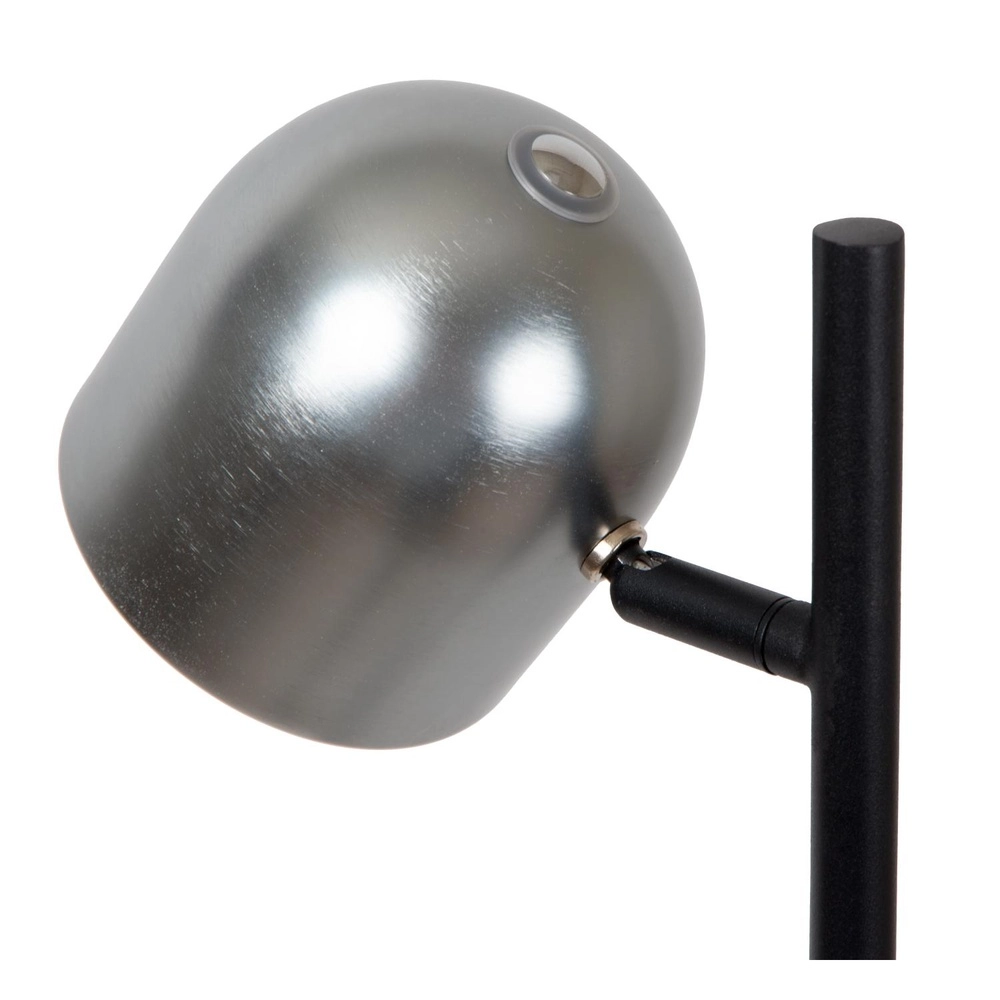 Wiederaufladbare Stehlampe Skanska Rech Metallisch-Grau Lucide 5411212032157