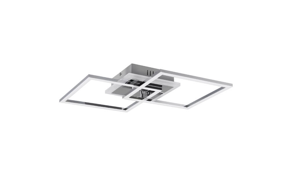 LED-Deckenleuchte Venida Dimmbares 2-flammiges Chrom Trio 4017807521931