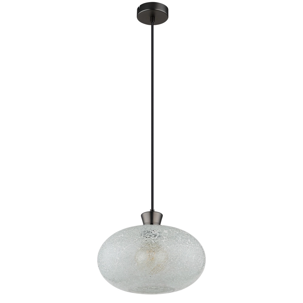 Einzelne Pendellampe Brokana Gunmetal Globo 9007371575466