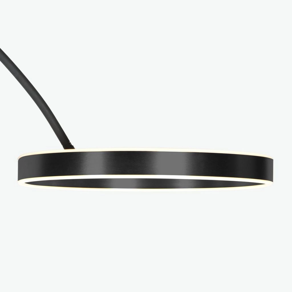 Moderne Bogenlampe Luna-Arc Schwarz Steinhauer 8712746180190