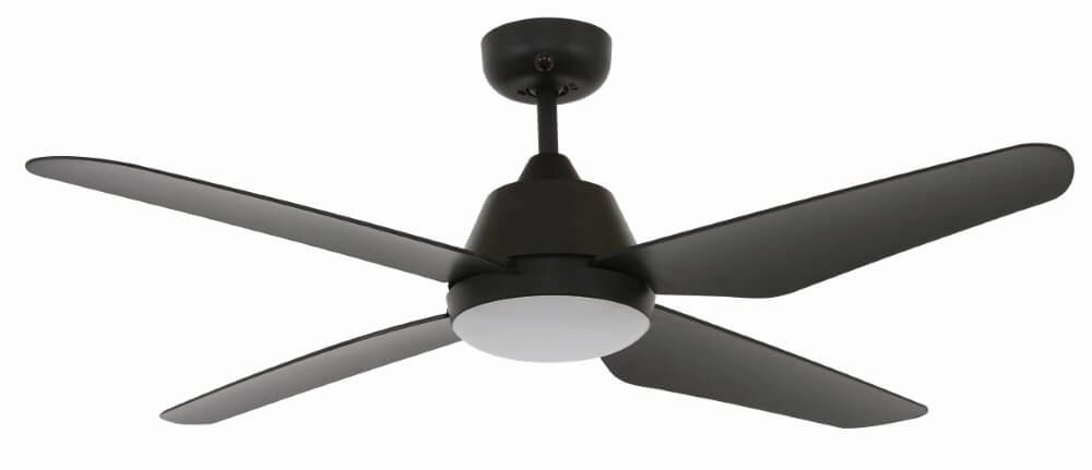 Deckenventilator mit Lampe Aria Led Ø 122cm schwarz IP55 Beacon 9333509127796