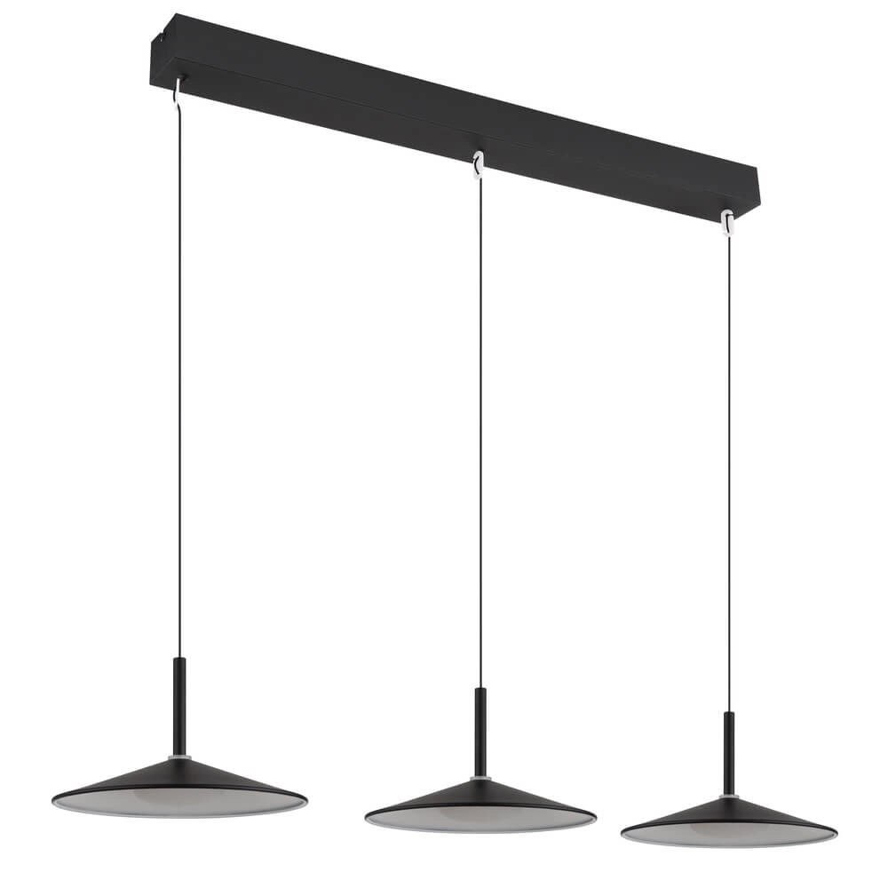 Design-Pendelleuchte Lampone 3-flammig schwarz Globo 9007371462810