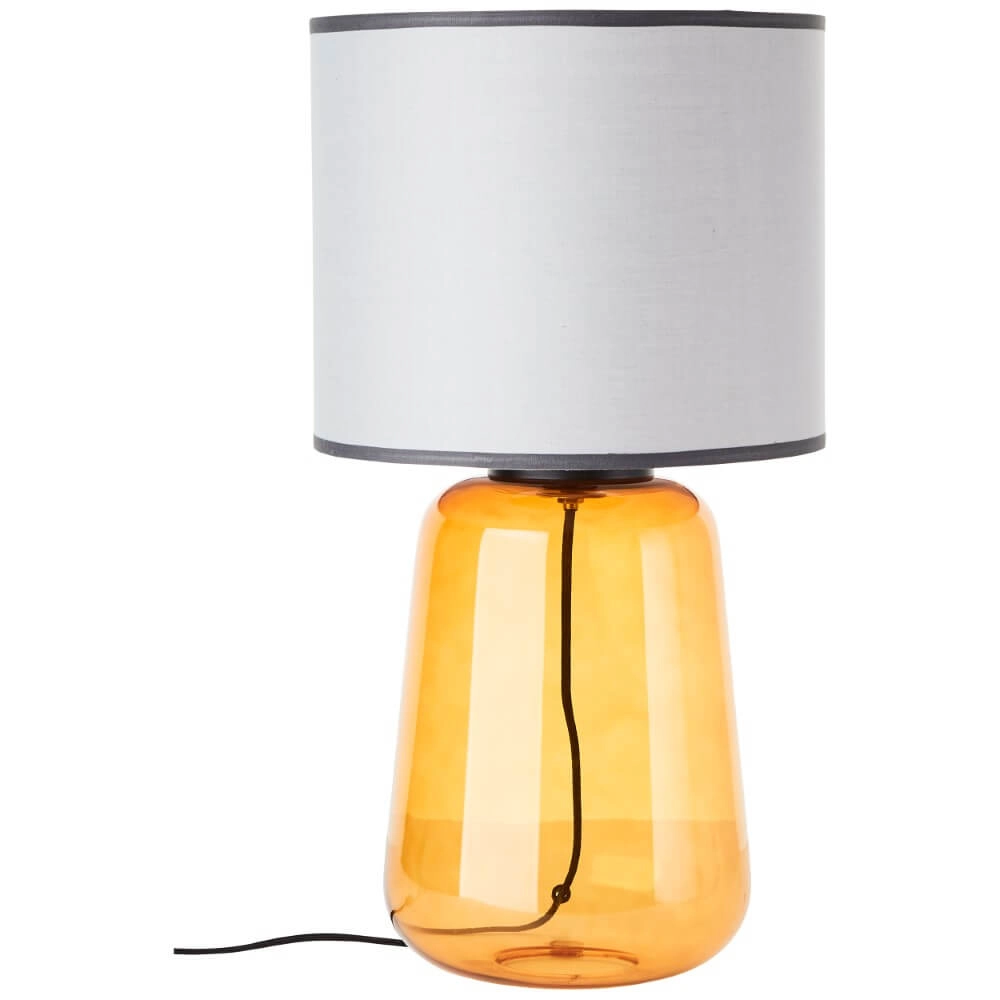 Tischlampe Hydra gelb mit grau Brilliant 4004353413124