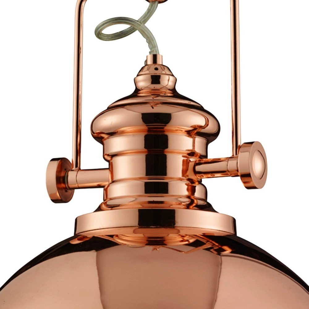 Kupfer Hängelampe Industrial Pendants Ø 31cm Searchlight 5053423043470