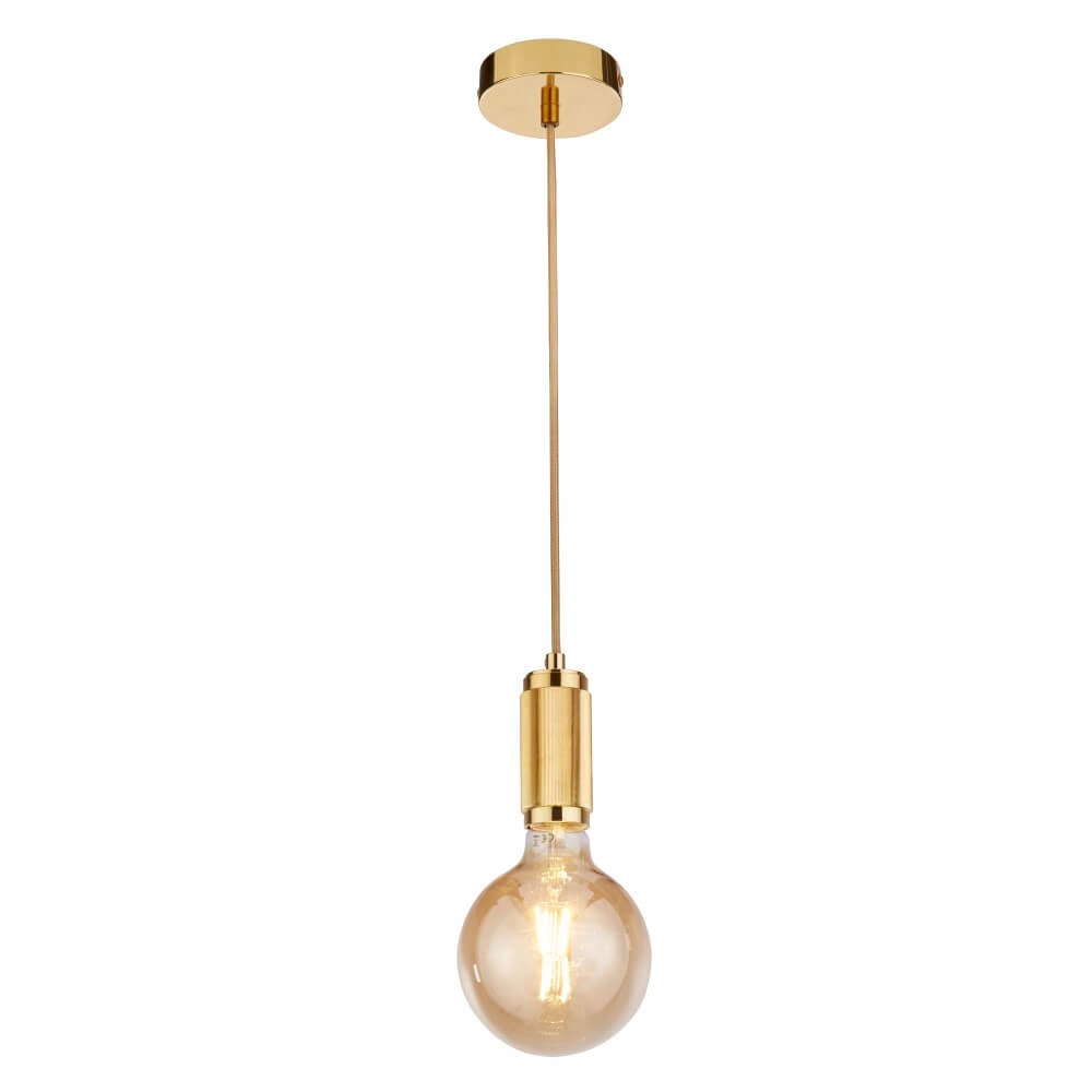 1-flammige Hängelampe Suspension Gold Searchlight 5053423243702