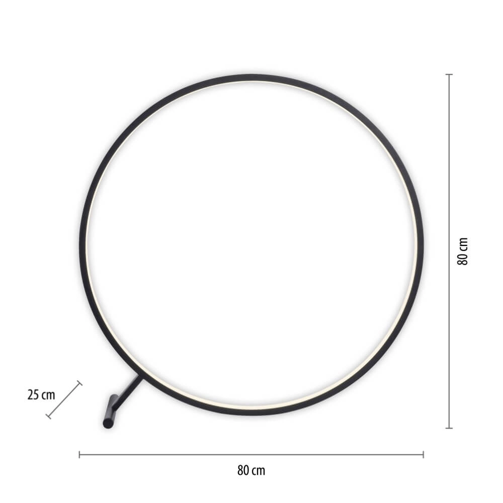 Stehlampe Hula einzigartiges Design Ø 80cm Paul Neuhaus 4012248373316