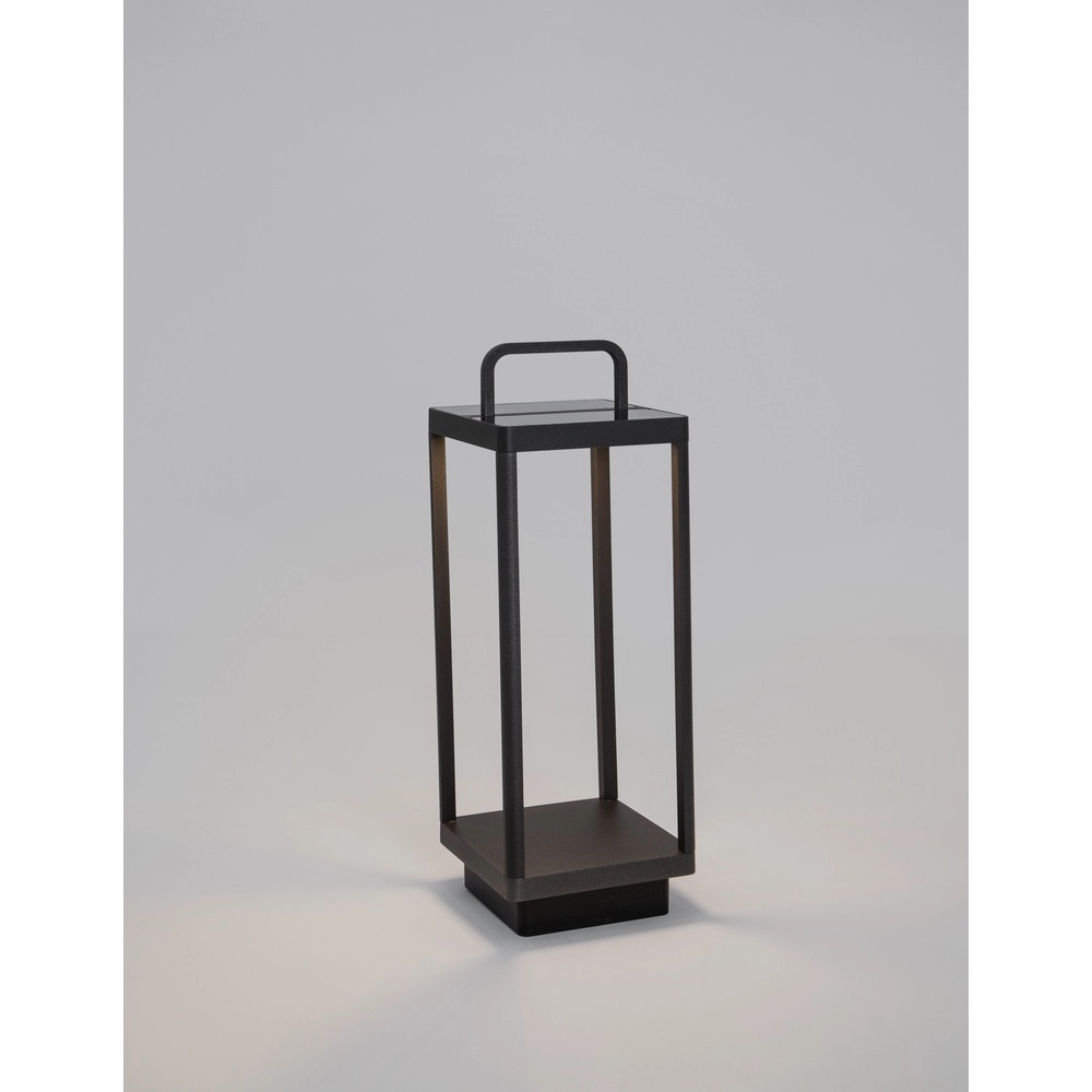 Solar-Tischleuchte Bali 51cm anthrazit