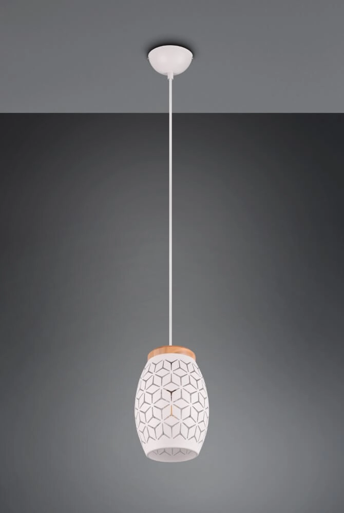 Weiße Hängelampe Bidar Design Trio 4017807574913