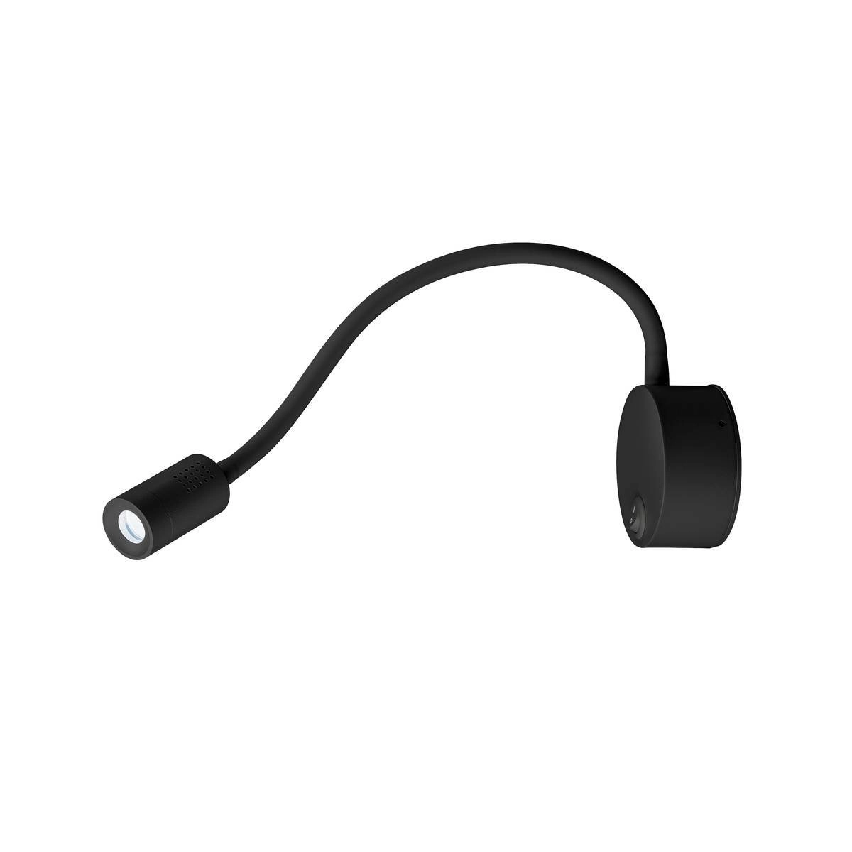 Wand Leselicht Dio Flex Plate 1,9 W – 4000 K Schwarz