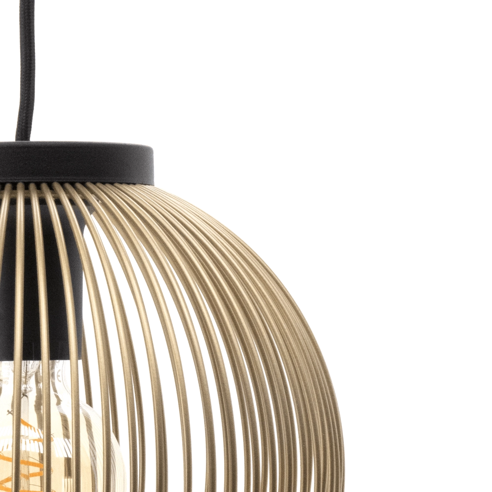 Goldene Hängelampe Venezuela Ø 23,5cm Eglo 9008606242788