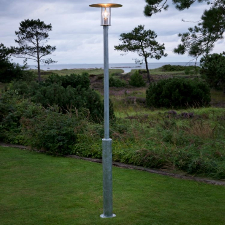 Gartenlampe Mode 220 cm Zinkgrau KonstSmide 7318306633208