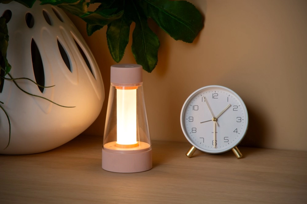 Wiederaufladbare Tischlampe Lorali Pink Lucide 5411212452733