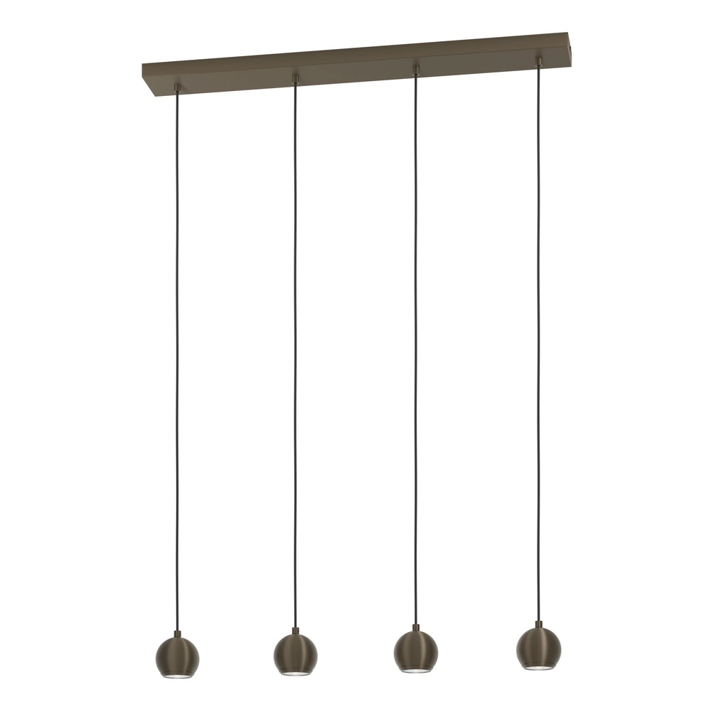 Design-Pendellampe Bimeda 1 Dunkelbronze 4-Lichter