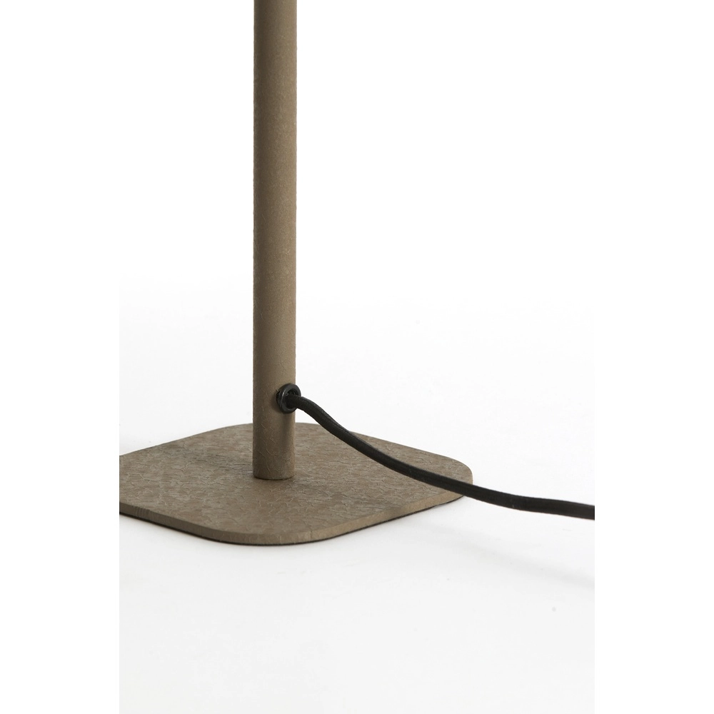 Nachttischlampe Elenie 13x13 cm – matt dunkelbraun Light & Living 8717807818685