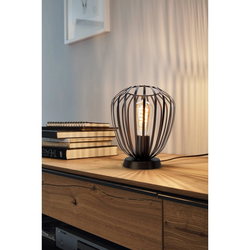 Bronzene Tischlampe Espinal Ø 19,5cm - 1x E27 Eglo 9008606312603
