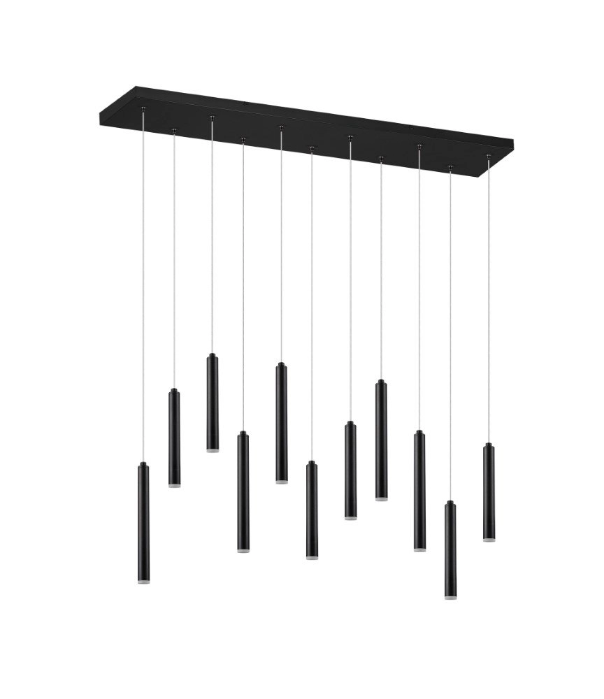 LED Hängelampe Tubular 115 cm 11 Lichtschwarz Trio 4017807468731