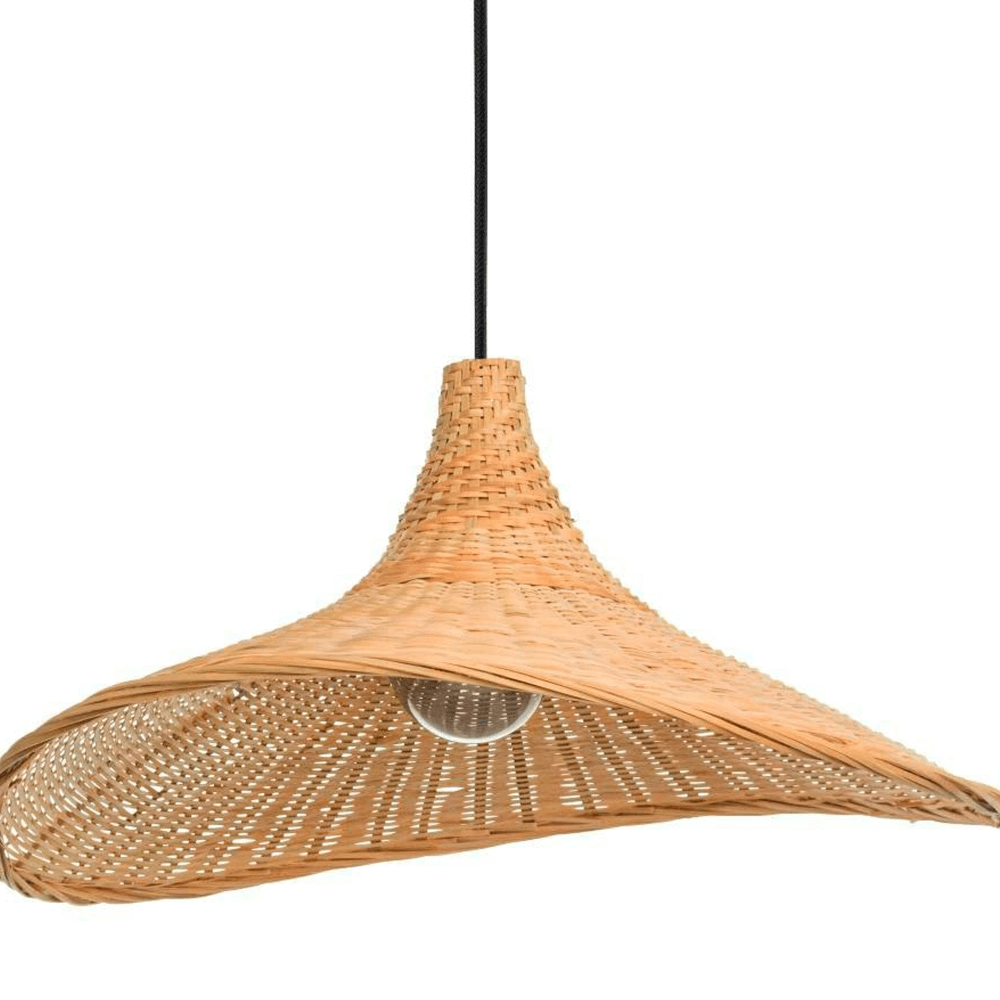 Hängelampe aus Korbgeflecht Haxey Ø 50cm Eglo 9002759438692