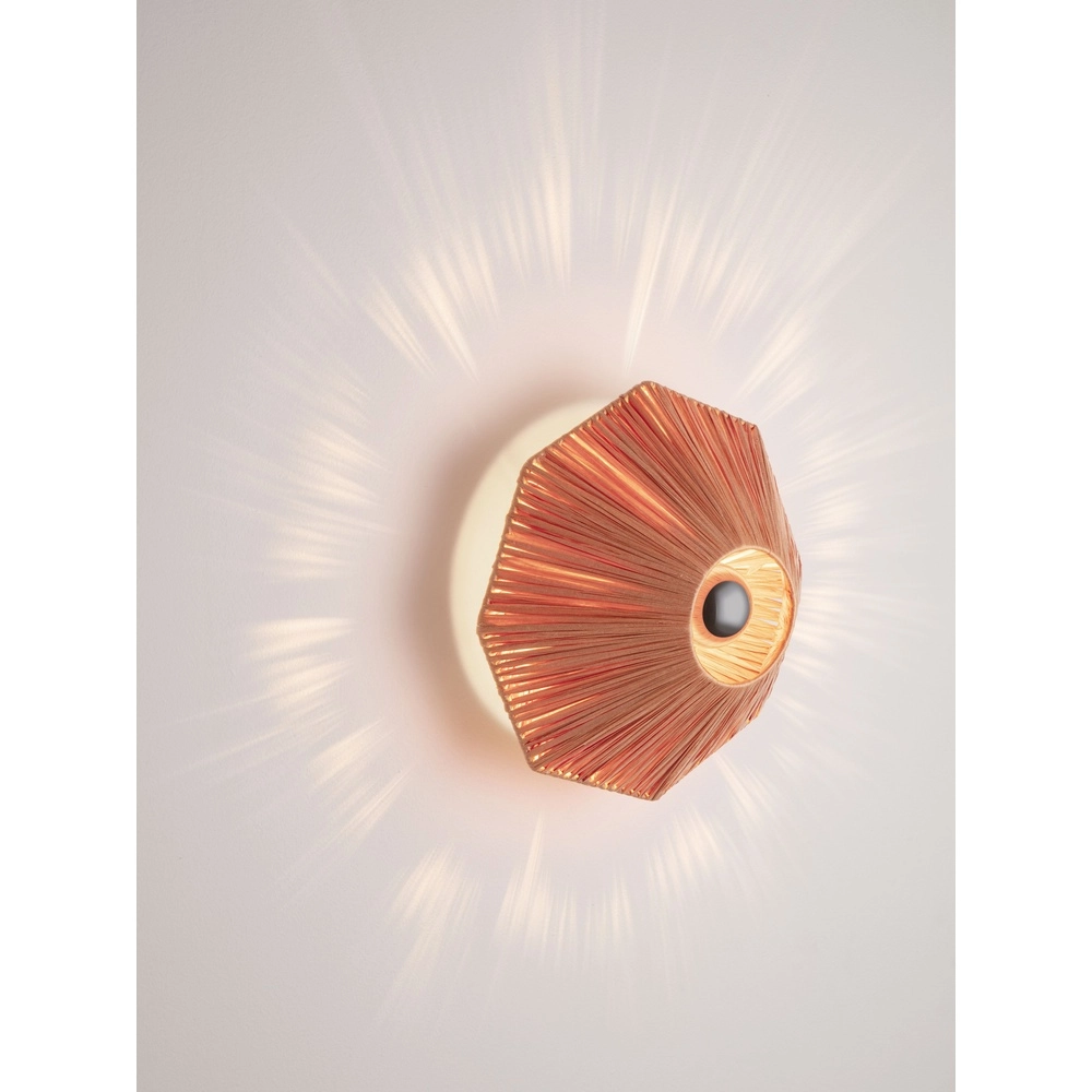 Wandlampe Elvio Terrakotta Ø 30 cm Lyora 5212017493873