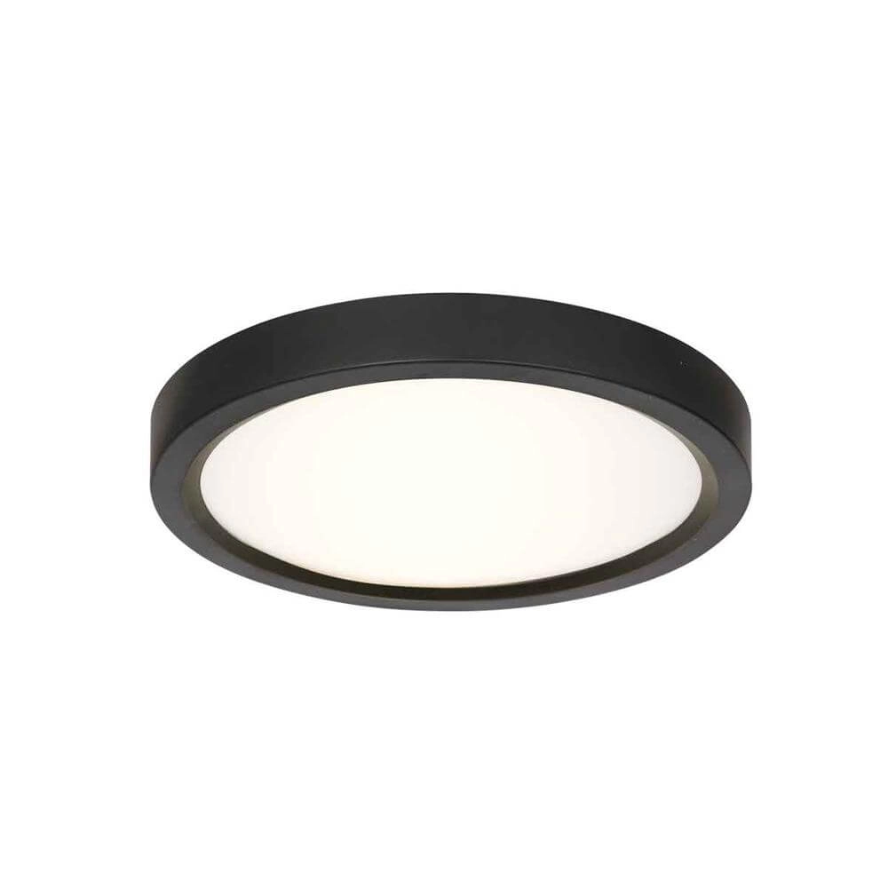 Schwarze Deckenleuchte Walcie Ø 20cm