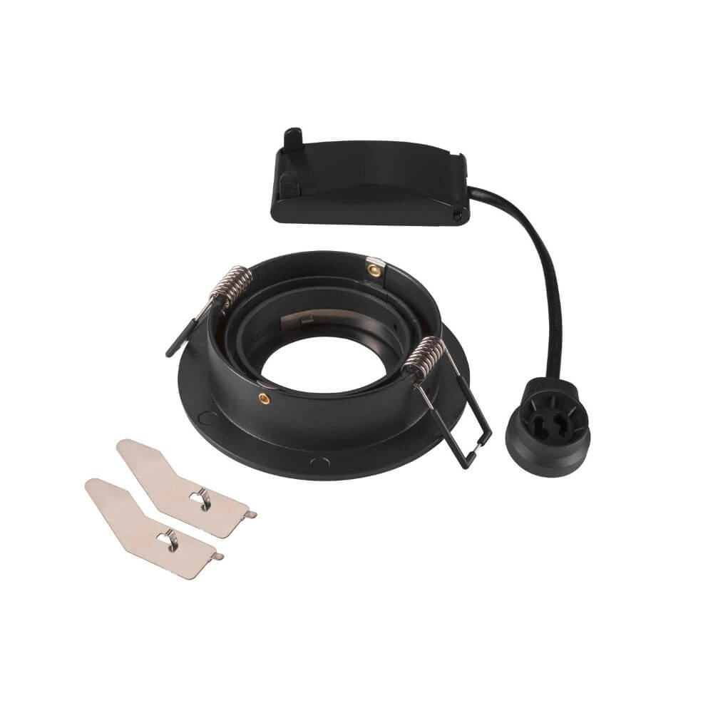 Einbaustrahler New Tria 75 rund - schwarz - GU10 SLV 4024163276146