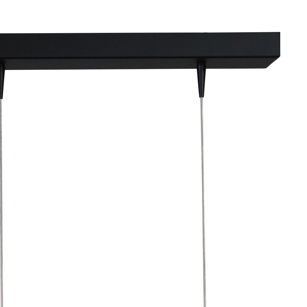 Schwarze Esstisch-Hängelampe Flute 5-flammige Design-Zylinder Masterlight 8718121209197