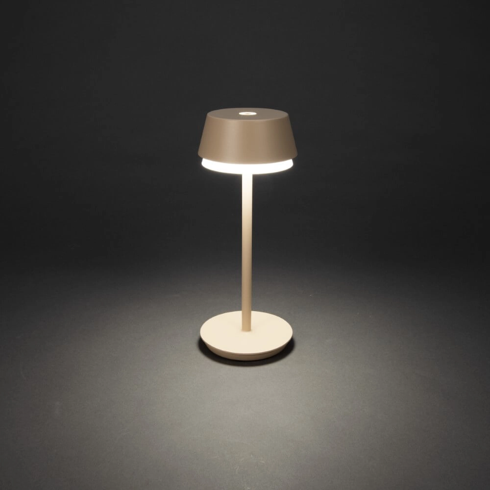 Table lamp Lyon sand color with RGB function KonstSmide 7318307830330