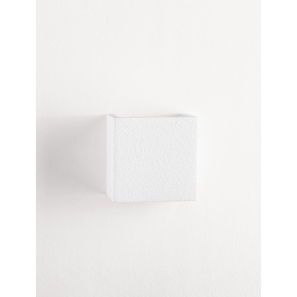 Quadratische Wandleuchte Sensia weiß 12,5cm Lyora 5212017479259