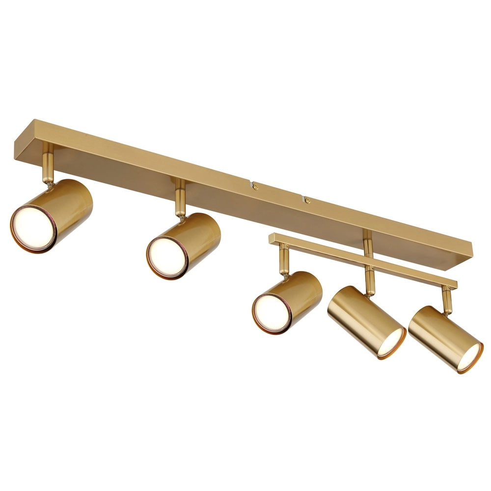 Deckenlampe 5-Leuchten Robby Gold