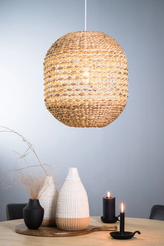 Geflochtene Pendelleuchte Tripoli Ø 60cm Light & Living 8717807301668