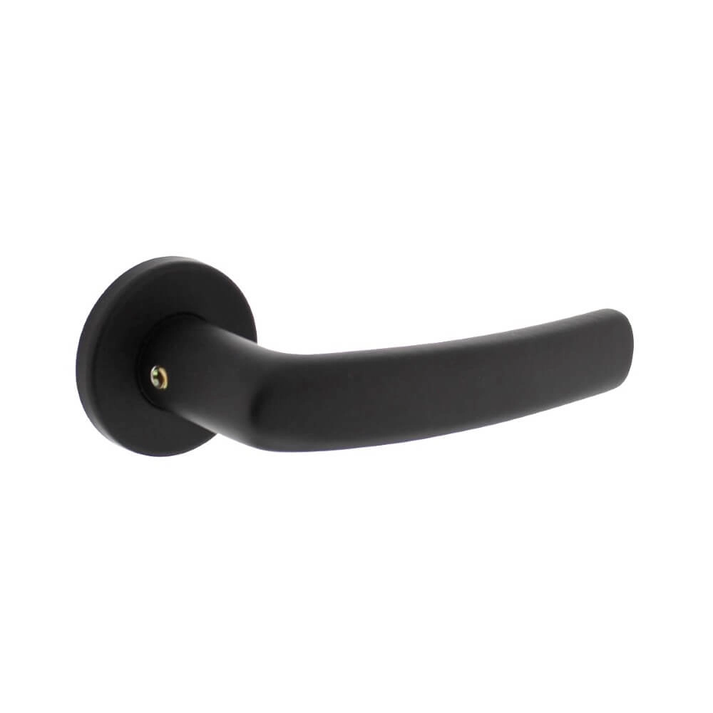 Türklinke Denham aluminium schwarz Ø 5cm Intersteel 8714186505182