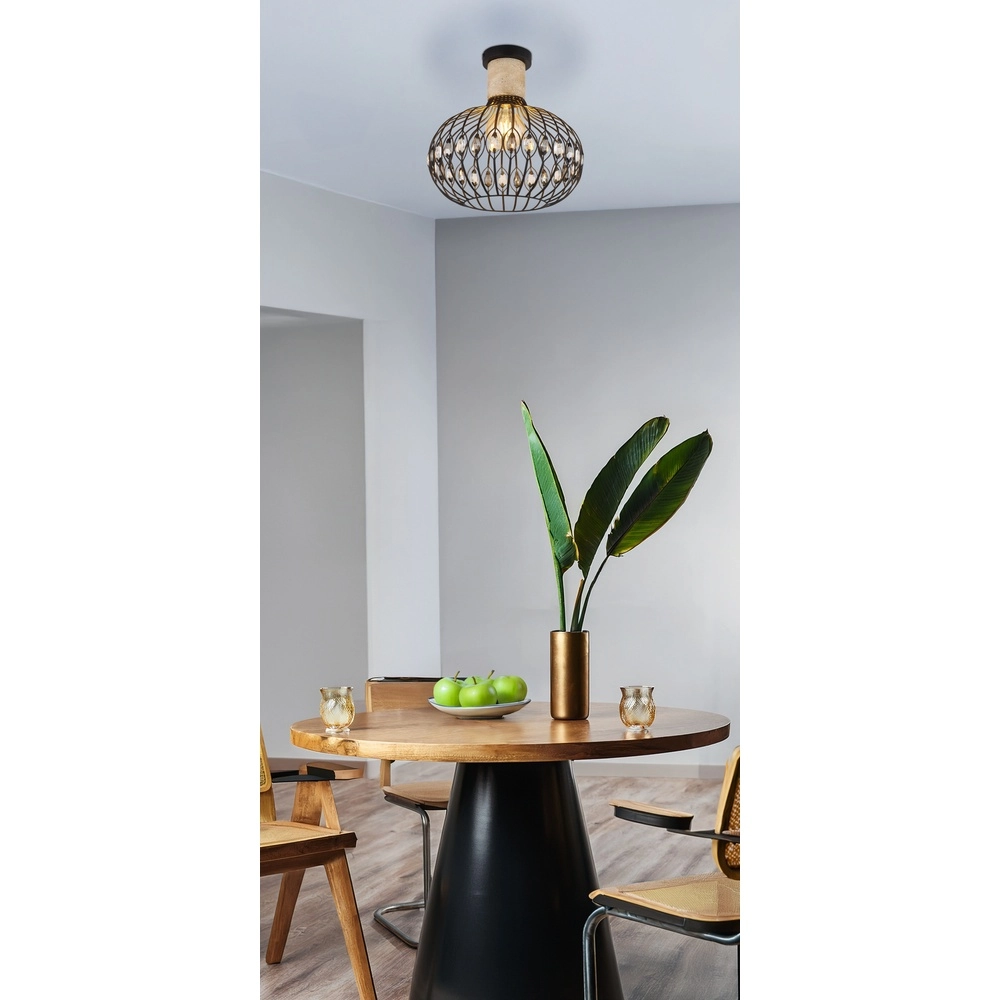 Deckenlampe Dorthy Country Black Globo 9007371575060