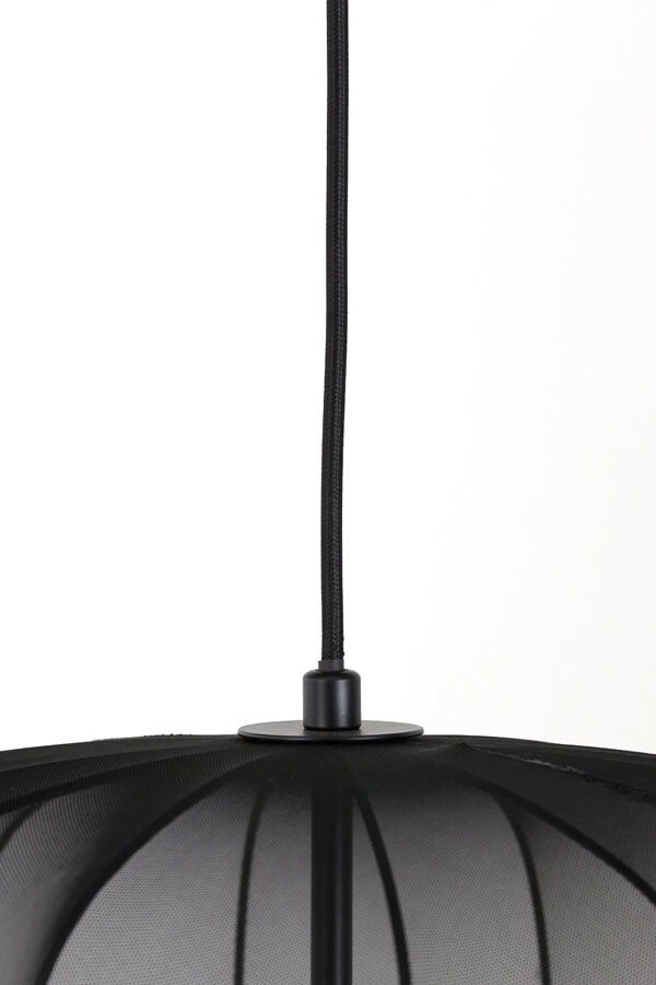 Böhmische Pendelleuchte Plumeria schwarz Ø 50cm Light & Living 8717807651404